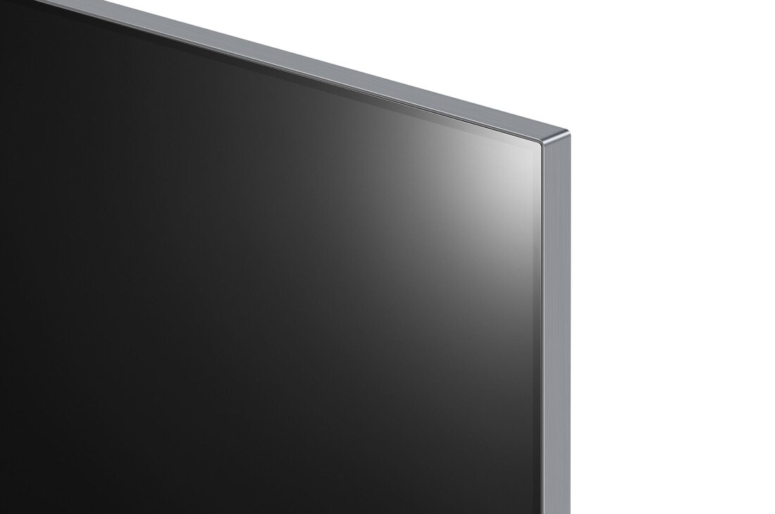 Vista angolata del TV LG OLED evo, OLED G4 dall'alto
